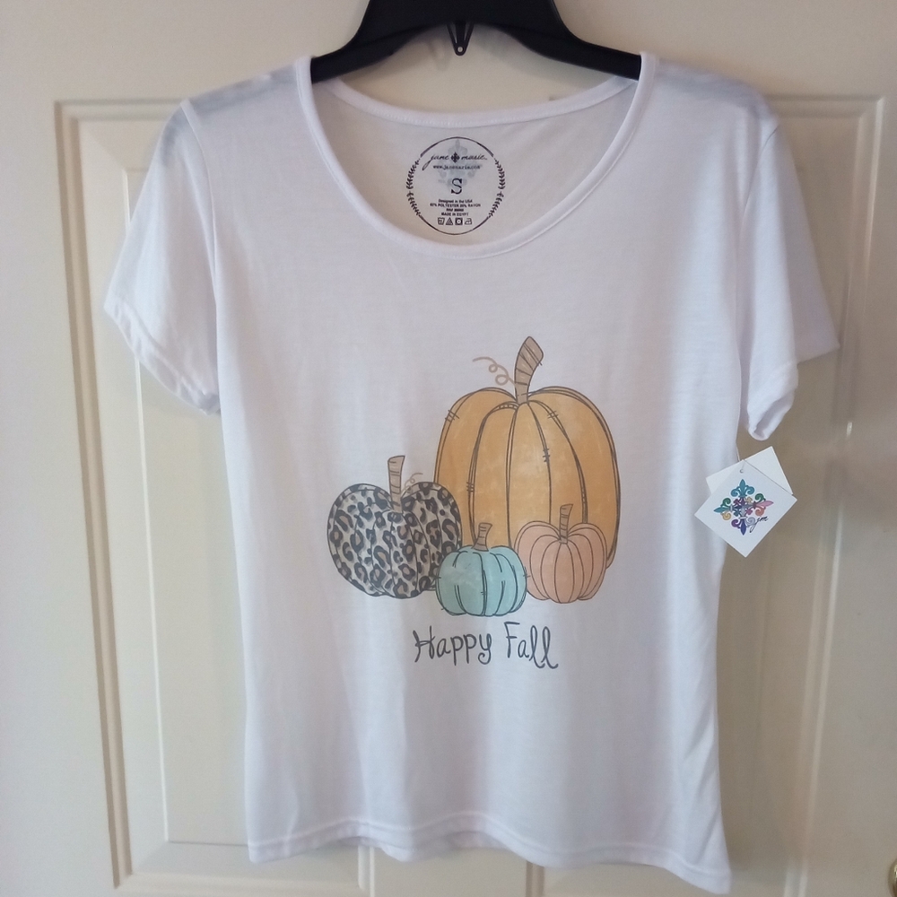 NWT Happy Fall 🍁 Pumpkin T-Shirt